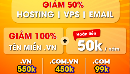 Giảm giá thiết kế website và Hosting sau mùa dịch