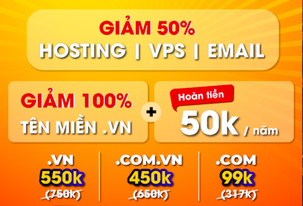 Giảm giá thiết kế website và Hosting sau mùa dịch
