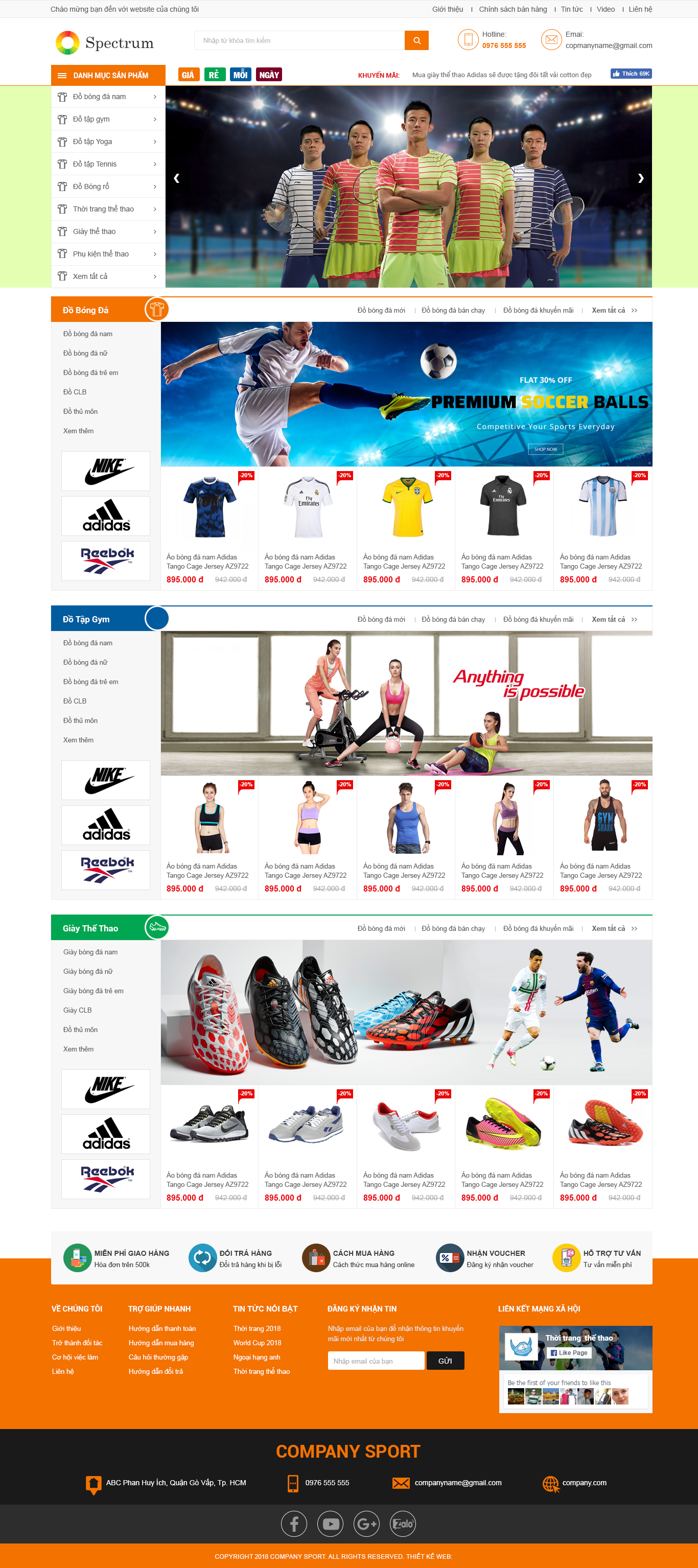 Mẫu Website Bán Hàng Thời Trang 10