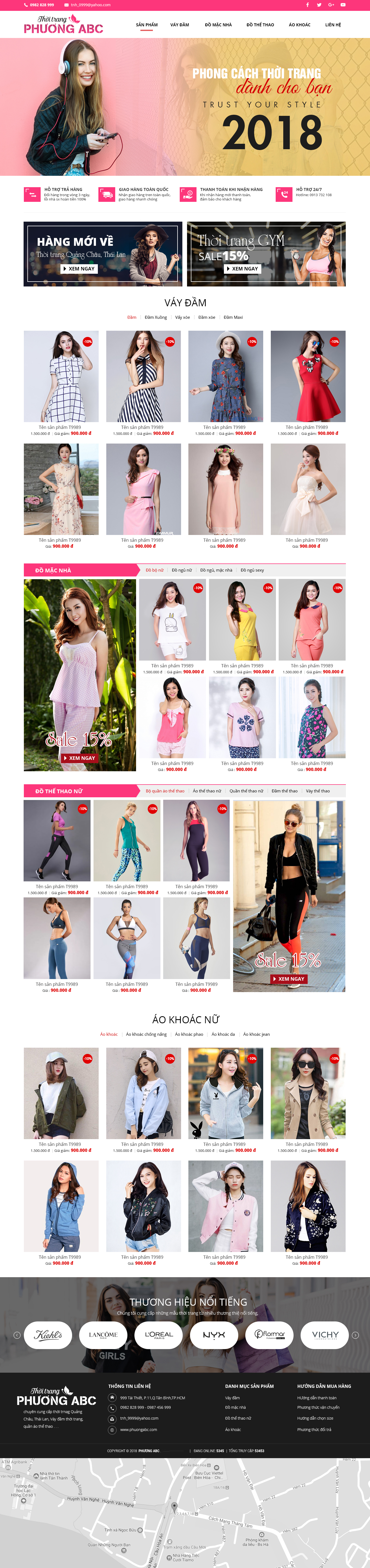 Mẫu Website Bán Hàng Thời Trang 23