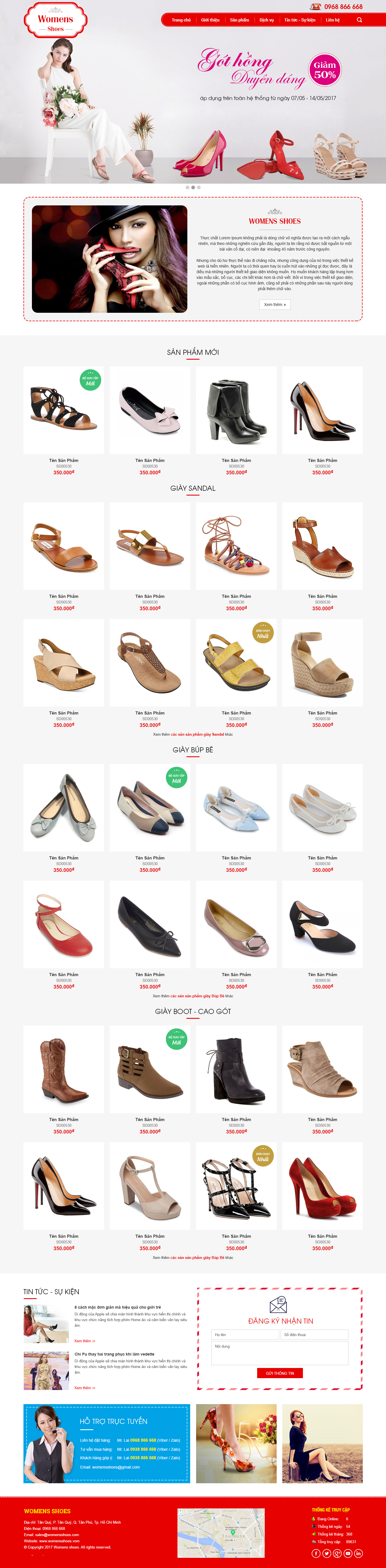 Mẫu Website Bán Hàng Thời Trang 34