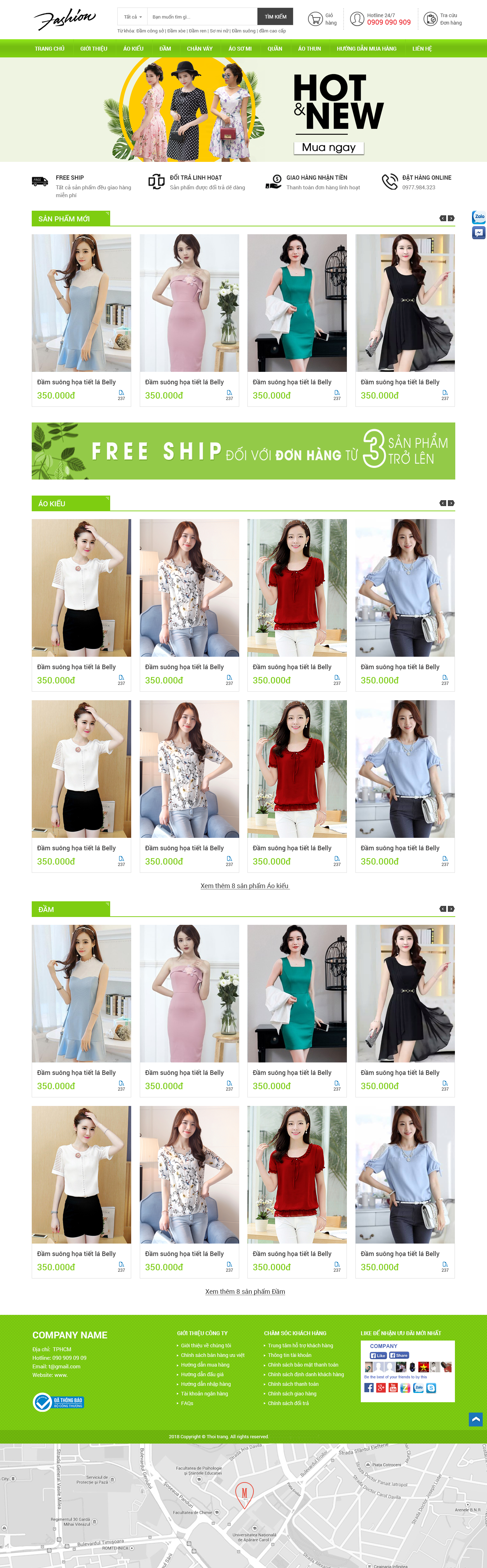 Mẫu Website Bán Hàng Thời Trang 35